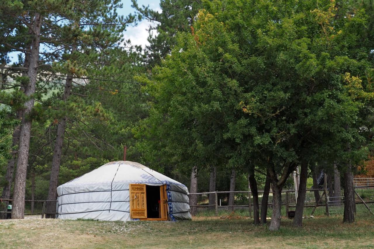 Verdon Yourtes à La Ferme Camping Angles (Alpes-de-Haute-Provence)